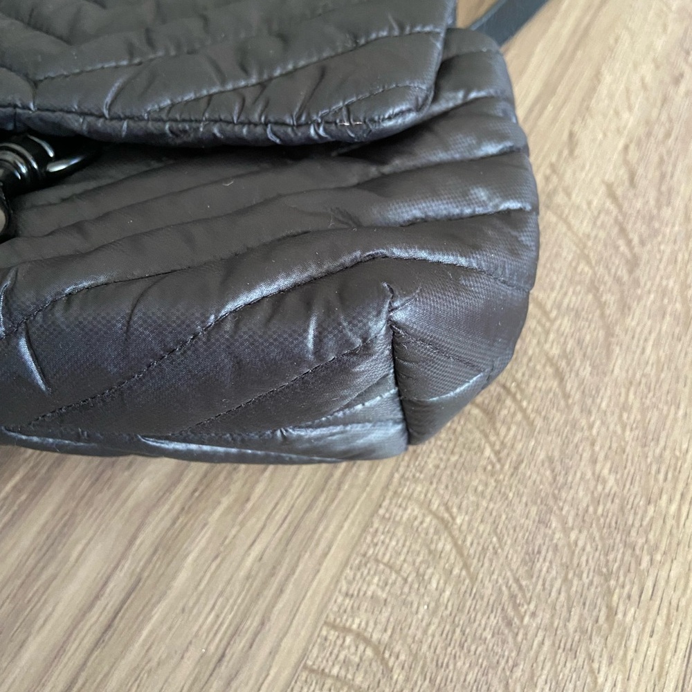 Rebecca Minkoff Black Quilted Chevron Flap Crossbody - Picture 4 of 16